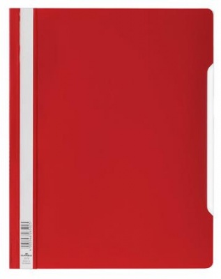 Rýchloviazač, PP, A4+, DURABLE, červený