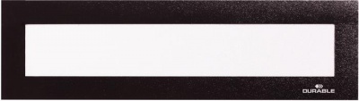 Prezentačný rámček, 210x40 mm, magnetický, DURABLE "DURAFRAME® MAGNETIC TOP", čierna