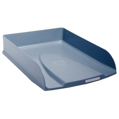 Odkladač, plastový, EXACOMPTA "COMBO Styli Autentik", modrošedý