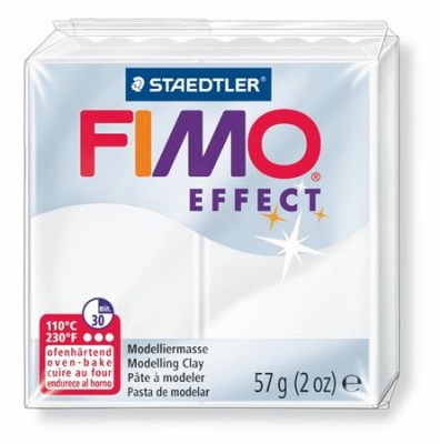 Modelovacia hmota, 57 g, polymérová, FIMO "Effect", priehľadná