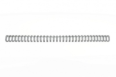 Hrebeň, kovový, 3:1, 8 mm, 70 listov, GBC "WireBind", čierny