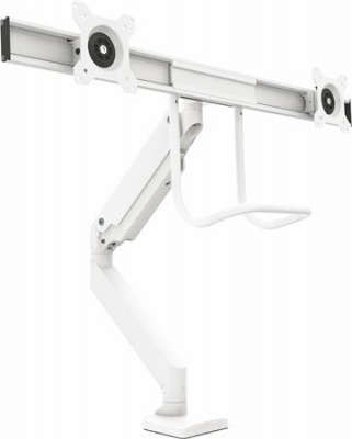 Držiak na monitory pre dva monitory, FELLOWES „Eppa™ Crossbar“, biely