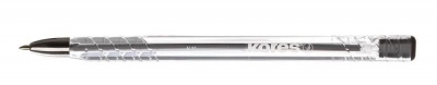 Guľôčkové pero, 1,0 mm, s vrchnákom, trojhranný tvar, KORES "K11-M", čierna