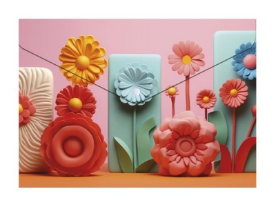 Obal na patent, A4 PP, 180 mikr., PANTA PLAST "Modern Flowers"