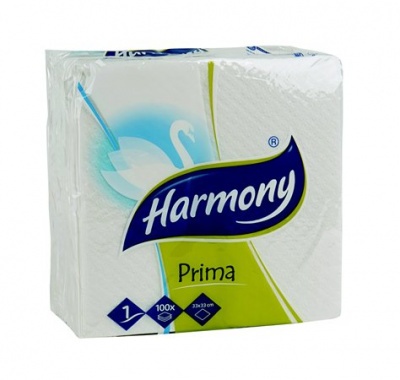 Servítky, 100 listov, "Harmony Prima Plus"