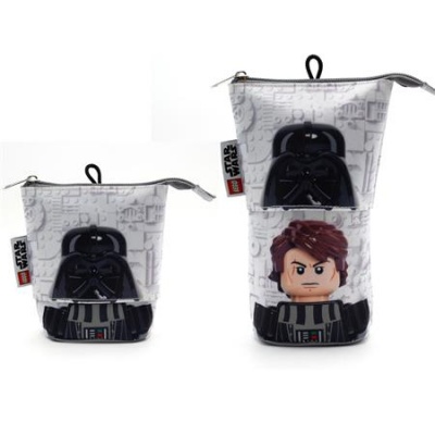 Peračník, na zips, pop-up, LEGO "Star Wars Darth Vader/Anakin", sivý-čierny, vzorovaný