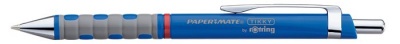 Guľôčkové pero, 0,8 mm, stláčací mechanizmus, modré telo, ROTRING "Tikky", modrá