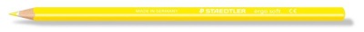 Farebné ceruzky, trojhranné, STAEDTLER "Ergo Soft 157", žltá