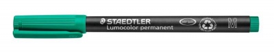 Permanentný popisovač, OHP, 1 mm, STAEDTLER "Lumocolor®  317 M", zelená
