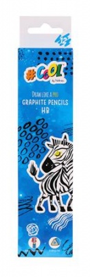 Grafitová ceruzka, HB, trojhranná, COOL BY VICTORIA
