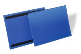 Logistické vrecko, A4, na ležato, DURABLE, magnetické, tmavomodrá