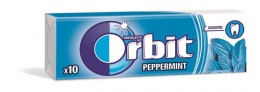 Žuvačka, 14 g, ORBIT "Peppermint dražé"