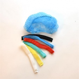 Zdravotná sieťka na vlasy, harmonikový tvar, žltá