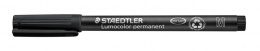 Permanentný popisovač, OHP, 1 mm, STAEDTLER "Lumocolor® 317 M", čierna