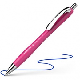 Guľôčkové pero, 0,7 mm, stláčací mechanizmus, SCHNEIDER "Slider Rave XB", magenta