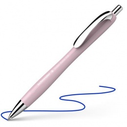 Guľôčkové pero, 0,7 mm, stláčací mechanizmus, SCHNEIDER "Slider Rave XB", ružové