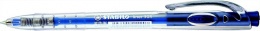 Guľôčkové pero, 0,38 mm, stláčací mechanizmus, STABILO "Liner 308", modré