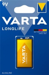 Batéria, 9V, 1 ks, VARTA "Longlife"