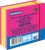 Samolepiaci poznámkový blok, 76x76 mm, 400 listov, DONAU, neónovo-pastelový mix, odtiene ružovej