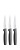 Set univerzálnych nožov, 11 cm, FISKARS "Functional Form", čierna