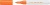 Dekoračný popisovač, 1 mm, PILOT "Pintor F", oranžová