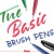 Kaligrafické štetce, sada, PENTEL "Brush Sign", 4 rôzne farby