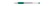 Gélové pero, 0,5 , s vrchnákom, ICO "Gel-Ico", zelené