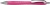 Guľôčkové pero, 0,7 mm, stláčací mechanizmus, SCHNEIDER "Slider Rave XB", magenta