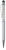 Guľôčkové pero, s pravým SWAROVSKI® krištáľom, krémová,  ART CRYSTELLA "Touch", biely krištáľ