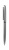 Guľôčkové pero, strieborná, "Oslo", black diamond krištáľ SWAROVSKI® , 13 cm, ART CRYSTELLA®