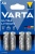 Batéria, AA, tužková, 4 ks, lítiové, VARTA "Ultra Lithium"
